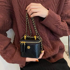 Women's Mini Rhombus Chain Bag Small Square Shoulder Bag