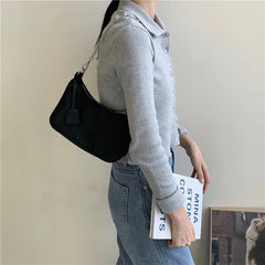Vintage Nylon Crossbody Bag Women Messenger Bags
