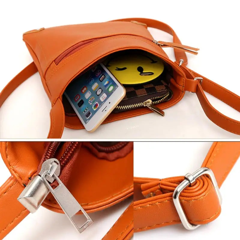 Women's Bucket Shoulder Bag PU Leather Handbag
