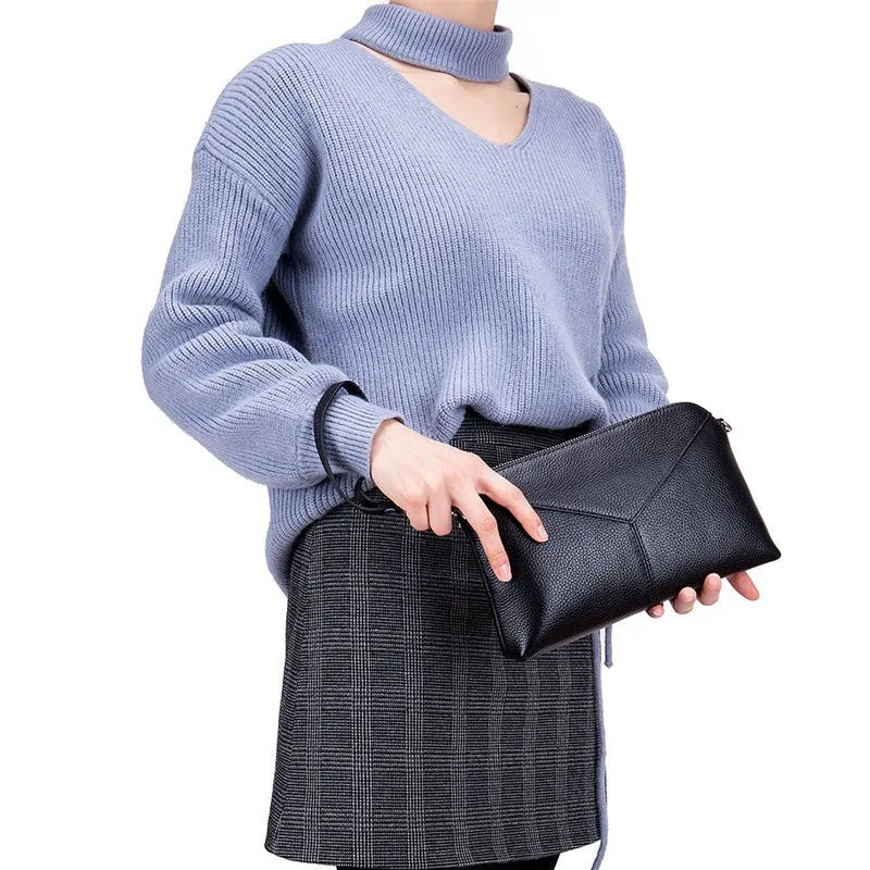 Cowhide Leather Small Bag Women Handbag