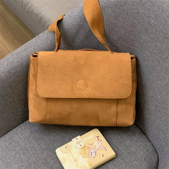 Frosted PU Leather Shoulder Bag Women's Handbag Purses