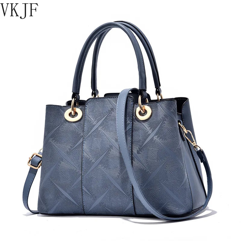 Women's Leather Shoulder Bag Large Summer Handbag