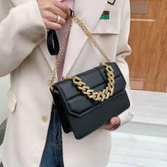Vintage Women's Chain Mini One-Shoulder Bag