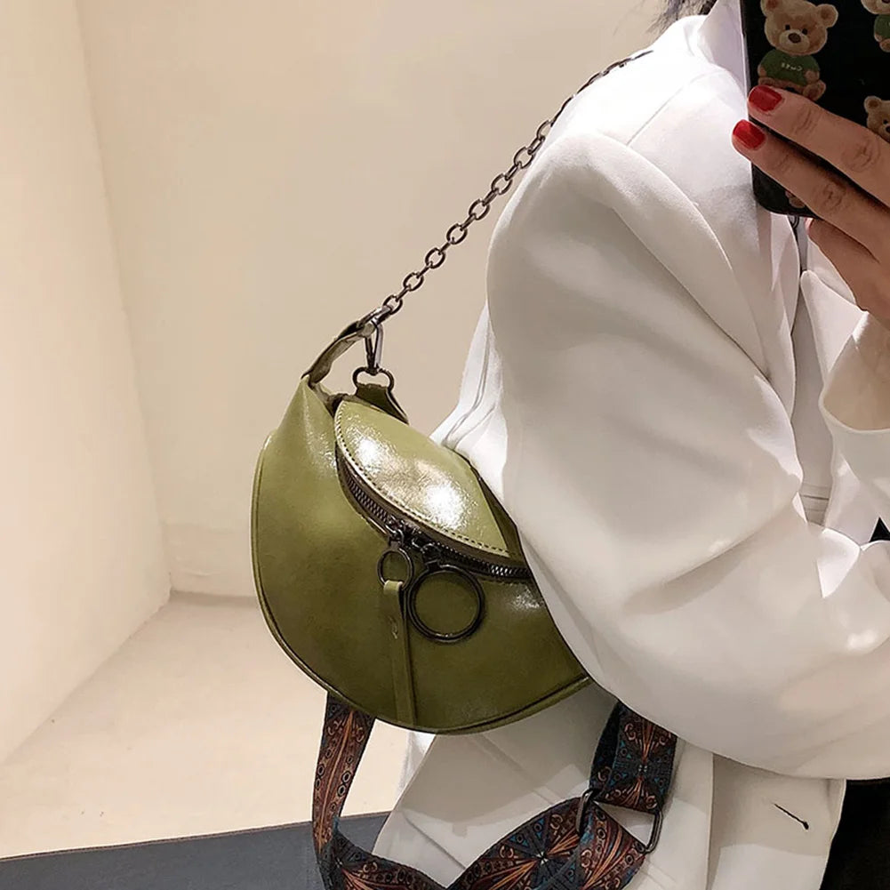 Fanny Belt Pack PU Messenger Bags Diamonds Crossbody Cosmetics Shopper Purse
