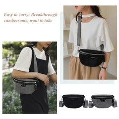 Fanny Belt Pack PU Messenger Bags Diamonds Crossbody Cosmetics Shopper Purse
