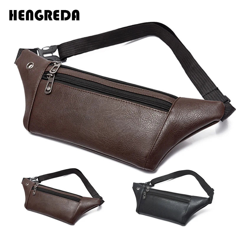Men's Fanny Pack Banana Bag Money Phone Pouch Waistbag