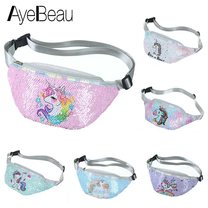 Teen Girls Fanny Pack Waist Belt Shoulder Crossbody Handbag