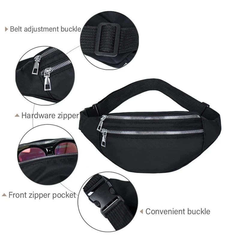 Waterproof Fanny Pack Waist Bag for Women Men