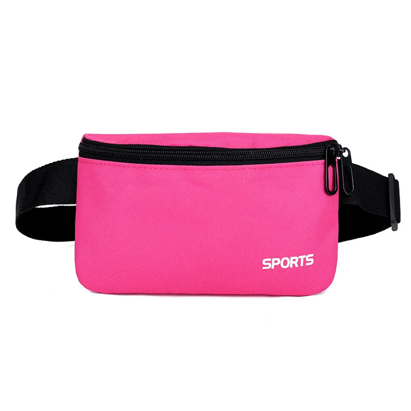 Unisex Waist Pack Zipper Bum Bag Hip Pouch