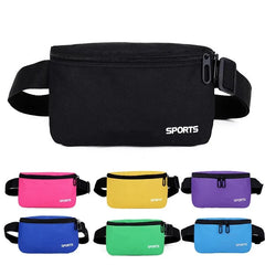 Unisex Waist Pack Zipper Bum Bag Hip Pouch