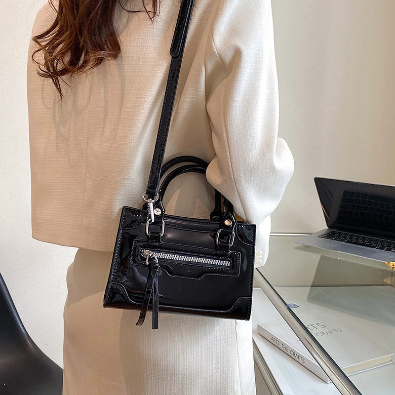 Patent Leather Totes Handbag Women Shoulder Bags