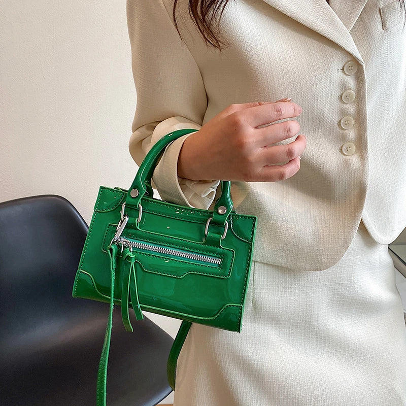 Patent Leather Totes Handbag Women Shoulder Bags