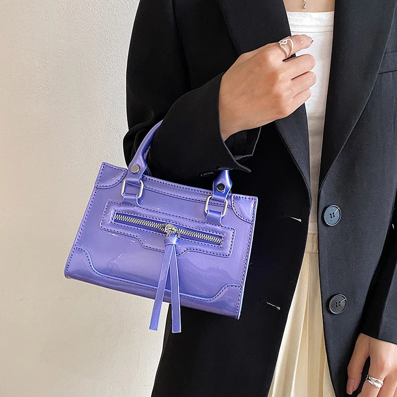 Patent Leather Totes Handbag Women Shoulder Bags