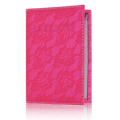 Pink World Travel Passport Cover Holder