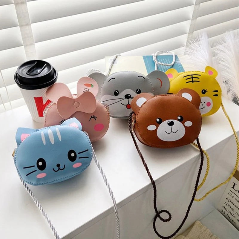 Cute Cartoon Women Key Bag Girl Students Leather Key Wallets