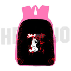 3D Cartoon Danganronpa Bag Pink 16 Inch Anime Monokuma Backpack
