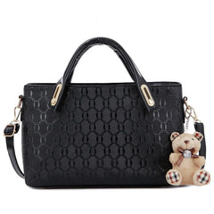 4pcs/Set Women Bag PU Leather Handbag Messenger Shoulder Wallet 30#97