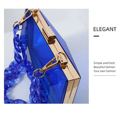 Acrylic Clutch Bag Evening Bag Transparent Highclass Crossbody Women