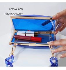 Acrylic Clutch Bag Evening Bag Transparent Highclass Crossbody Women
