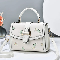 Texture Small Square Bag Women's One-shoulder Handbag