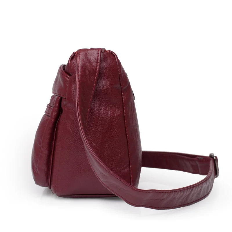 Women's Solid Messenger Bag High Capacity Shoulder Bags