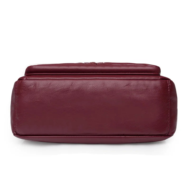 Women's Solid Messenger Bag High Capacity Shoulder Bags