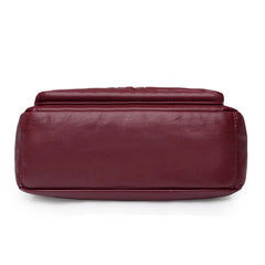 Women's Solid Messenger Bag High Capacity Shoulder Bags