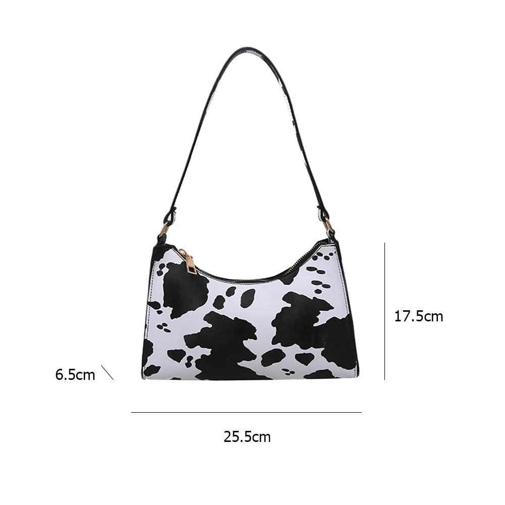 Animal Pattern Handbag PU Leather Shoulder Purse Female Totes Bag