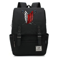 Anime Wings Attack Buckle School Bag for Children