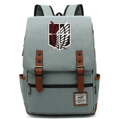Anime Wings Attack Buckle School Bag for Children