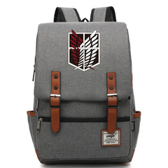 Anime Wings Attack Buckle School Bag for Children