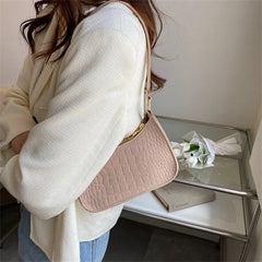 Armpit HandBag Women's One Shoulder Bags Summer Soild Subaxillary Shoulder Bag