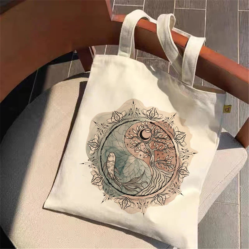 Jute Shopper Handbag Reciclaje - Reusable Grab Bag