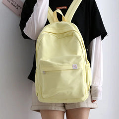 Canvas Women Backpack Anti-theft Shoulder Bag School Bag