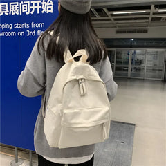 Anti-theft Canvas Women Backpack for Teen Girls