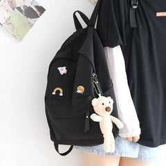 Canvas Anti-theft Women's Backpack