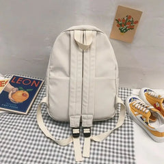 Canvas Backpack Shoulder Bag for Teenage Girls