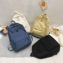 Canvas Backpack Shoulder Bag for Teenage Girls