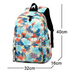 Flamingo Print Children School Bag Light Student Backpack