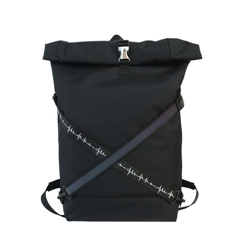 Youth Unique Big Backpack Unisex Bag Casual Oxford Cloth Tide Reflection Bag