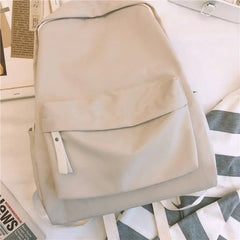 Anti-theft Shoulder Bag Cotton School Backpack for Girls