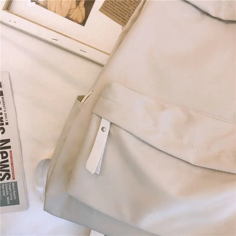 Anti-theft Shoulder Bag Cotton School Backpack for Girls