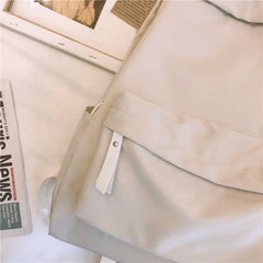 Anti-theft Shoulder Bag Cotton School Backpack for Girls
