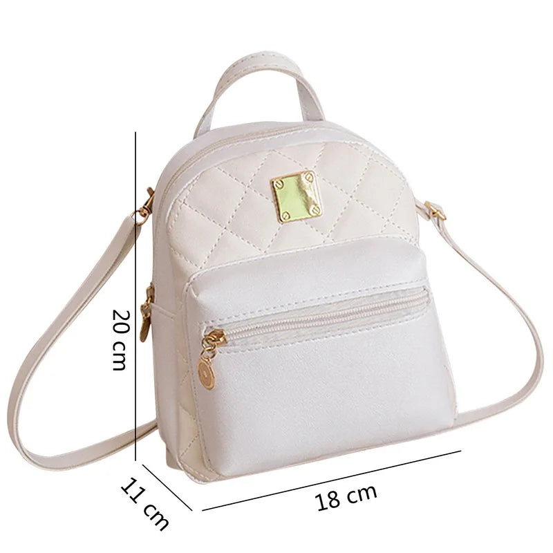 Waterproof Mini Leather Backpack for Women