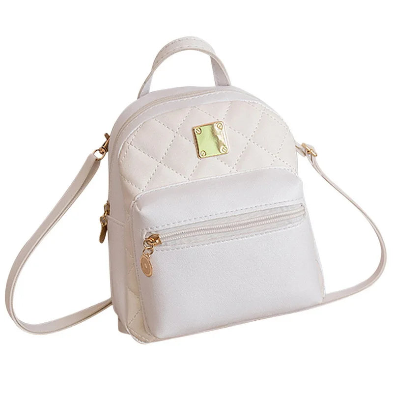 Waterproof Mini Leather Backpack for Women