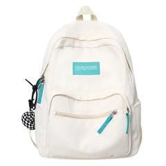 Nylon Anti-theft Backpack for Teen Girls School Female Mochila