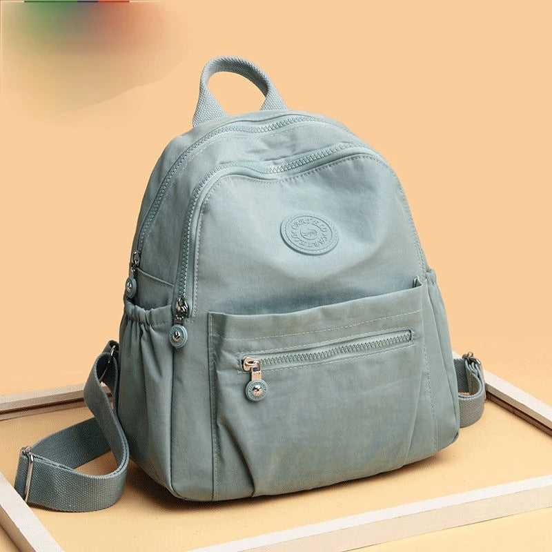 Nylon Women Backpack Anti-theft Shoulder Bag for Girls