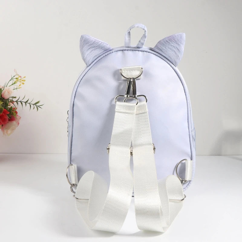 Lightweight 3D Animal Print Schoolbag for Daily Wear