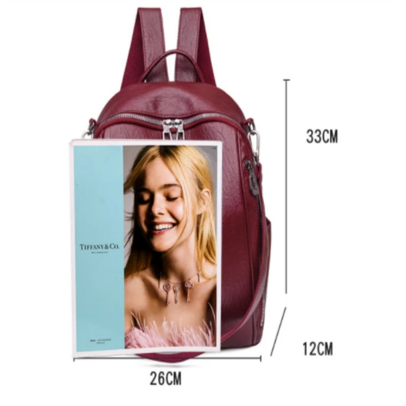 Nylon School Backpack Girl Rucksack Women's Shoulder Bag