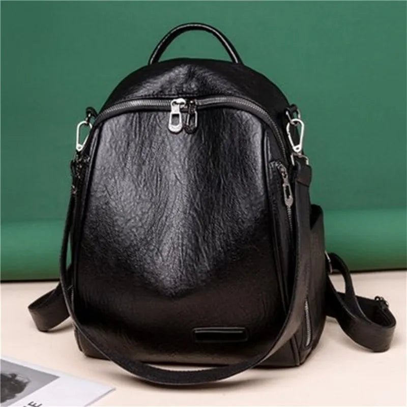 Nylon School Backpack Girl Rucksack Women's Shoulder Bag